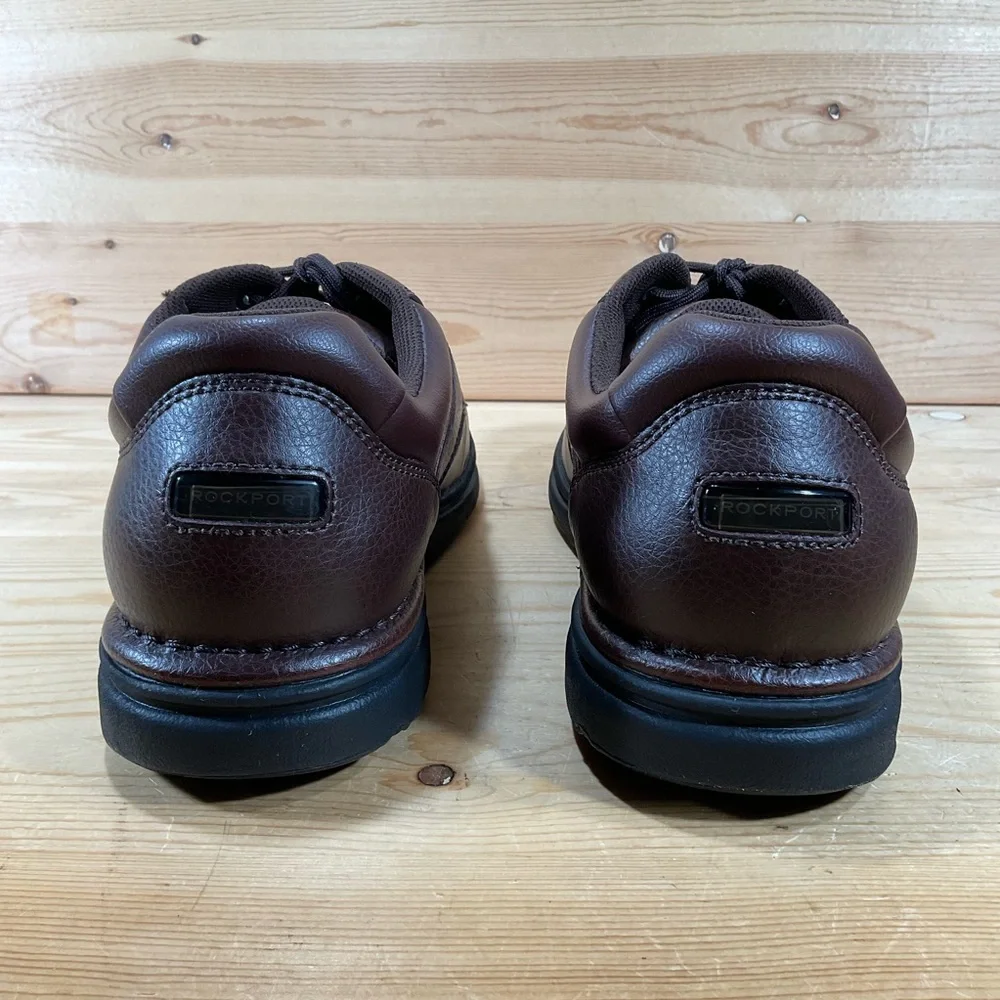 NWOB Rockport Ridgefield Eureka Walking Shoes Men’s 11.5 M Brown Leather K71201